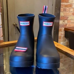 Hunter Original Short Play Boots with tab defect